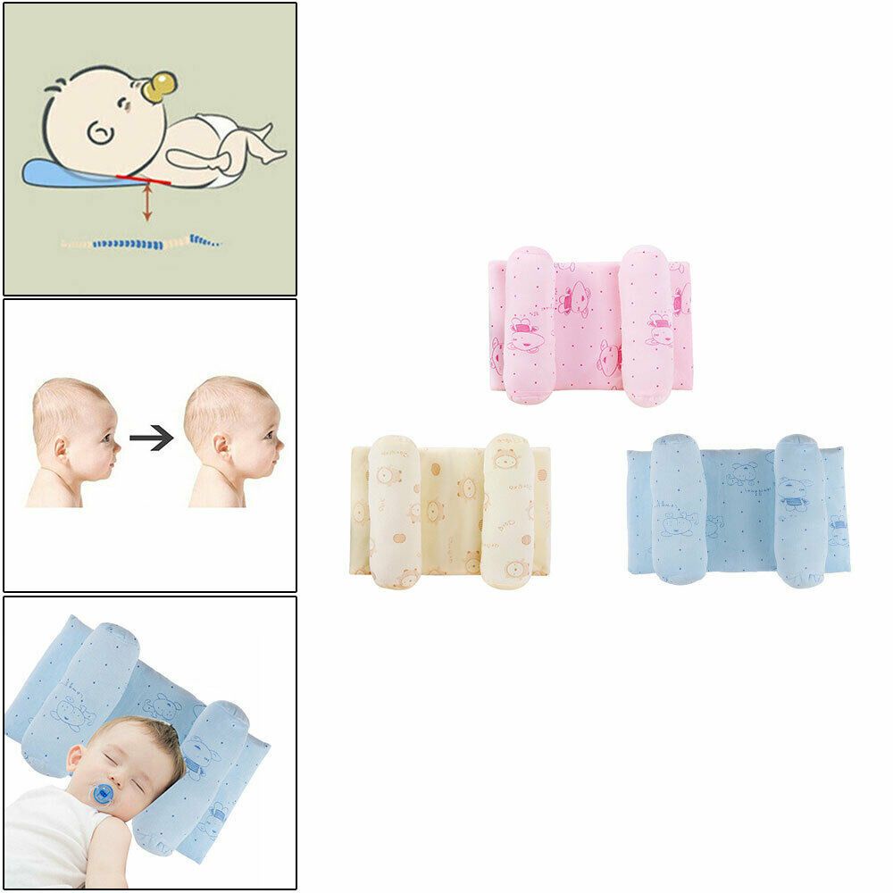 Gối ngủ mềm mại cố định đầu và cổ chống lăn tiện lợi dành cho trẻ em với nhiều màu lựa chọn
