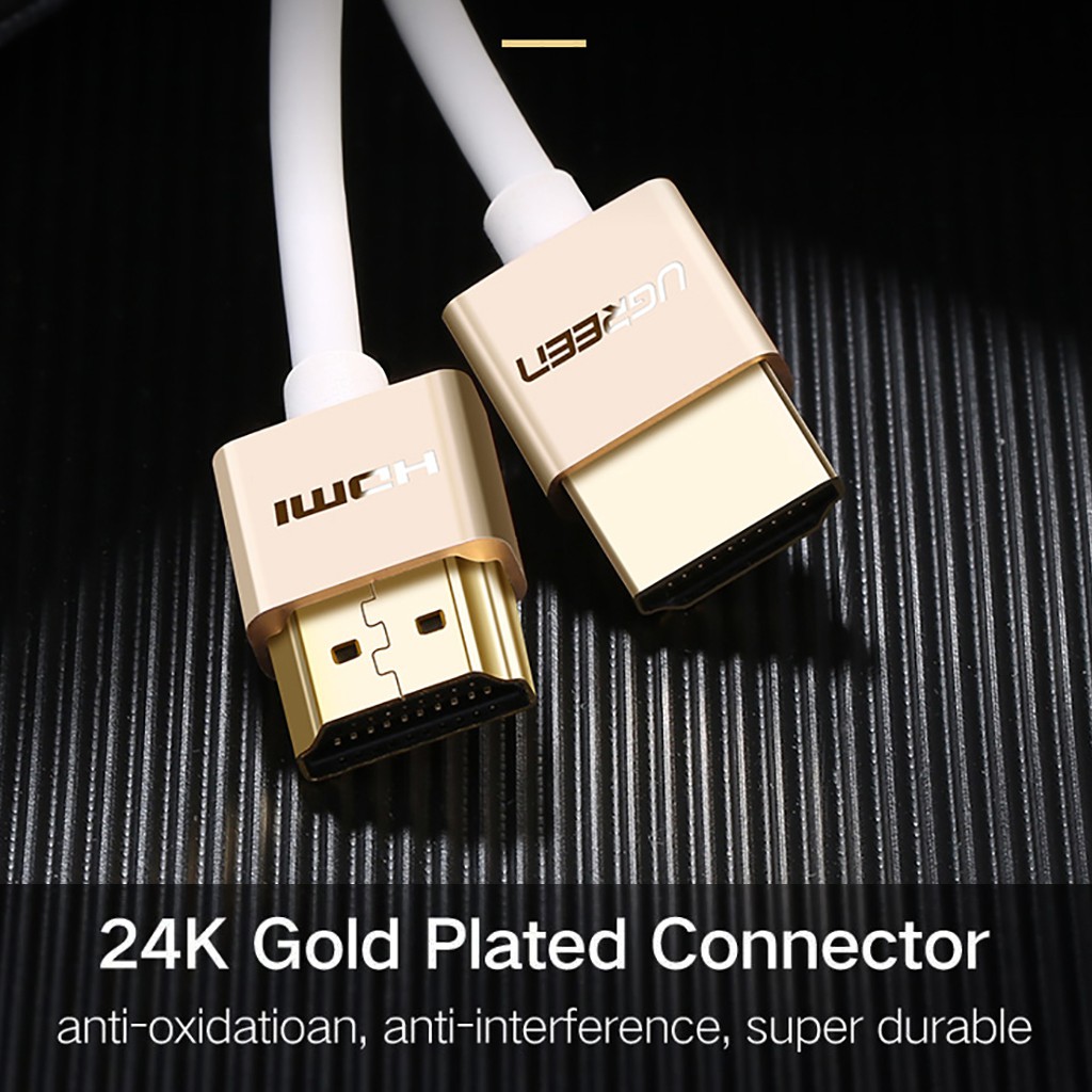 Cáp HDMI 2.0 Sợi Siêu Nhỏ Cao Cấp UGREEN HD117 Chính Hãng