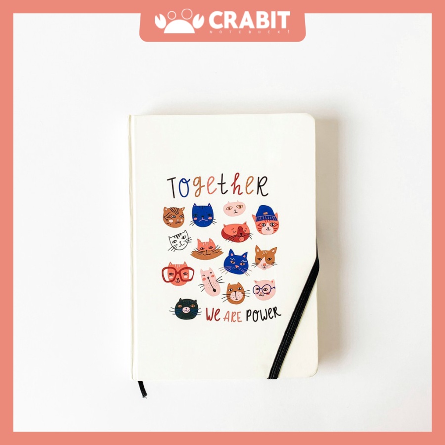 Sổ tay Grid Crabit Notebuck - Ruột ô vuông - City Cat