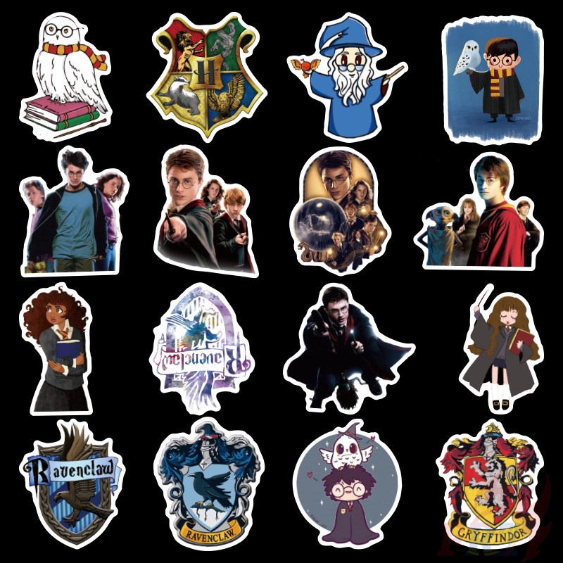 100Pcs/Set ❉ Harry Potter Giấy và decal dán tường ❉ DIY Fashion Luggage Laptop Skateboard Doodle Decals Stickers
