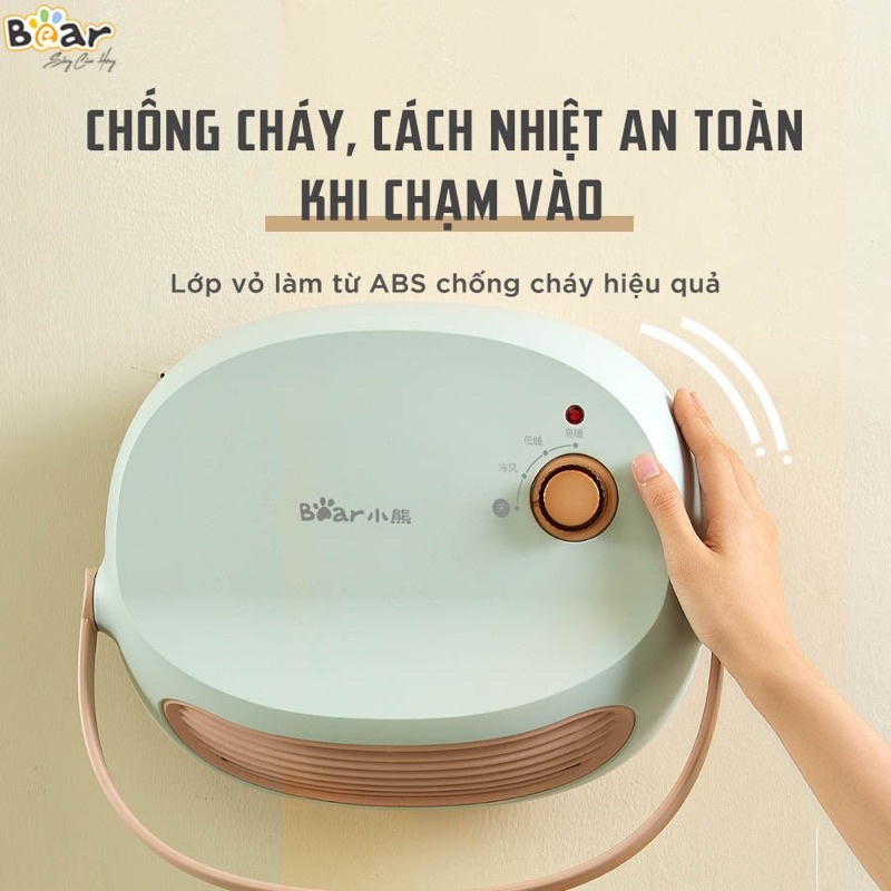 (Bảo hành 18 tháng) Máy sưởi Bear DNQ-A19B1 đa năng cao cấp không gây khô da cho bé và gia đình