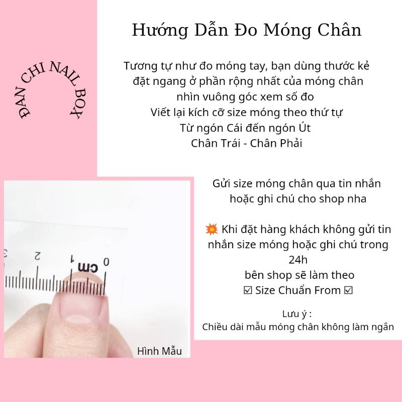 NailBox Chân móng úp thiết kế sẵn Mẫu Trắng Charm Bướm