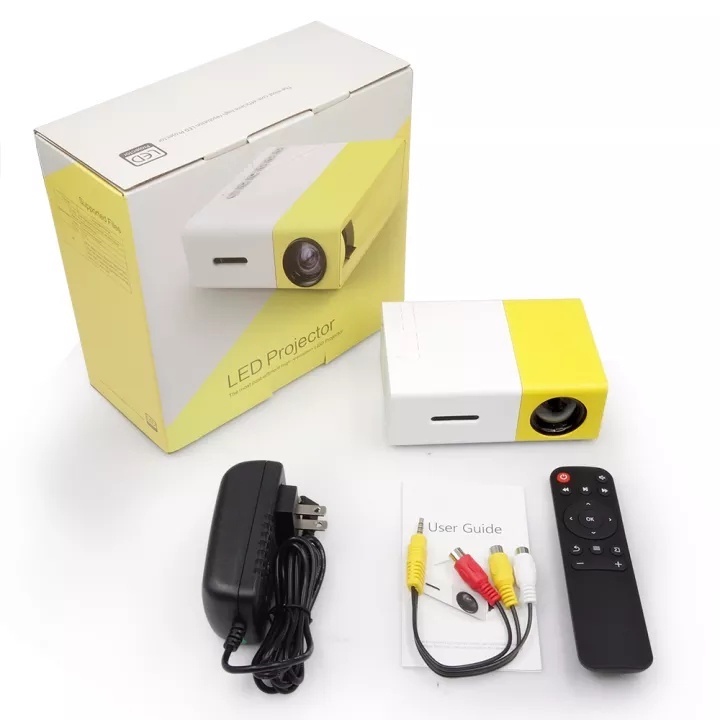 Máy Chiếu Mini YG300 LED 3d HD 1080p Rạp Phim SD AV USB HDMI