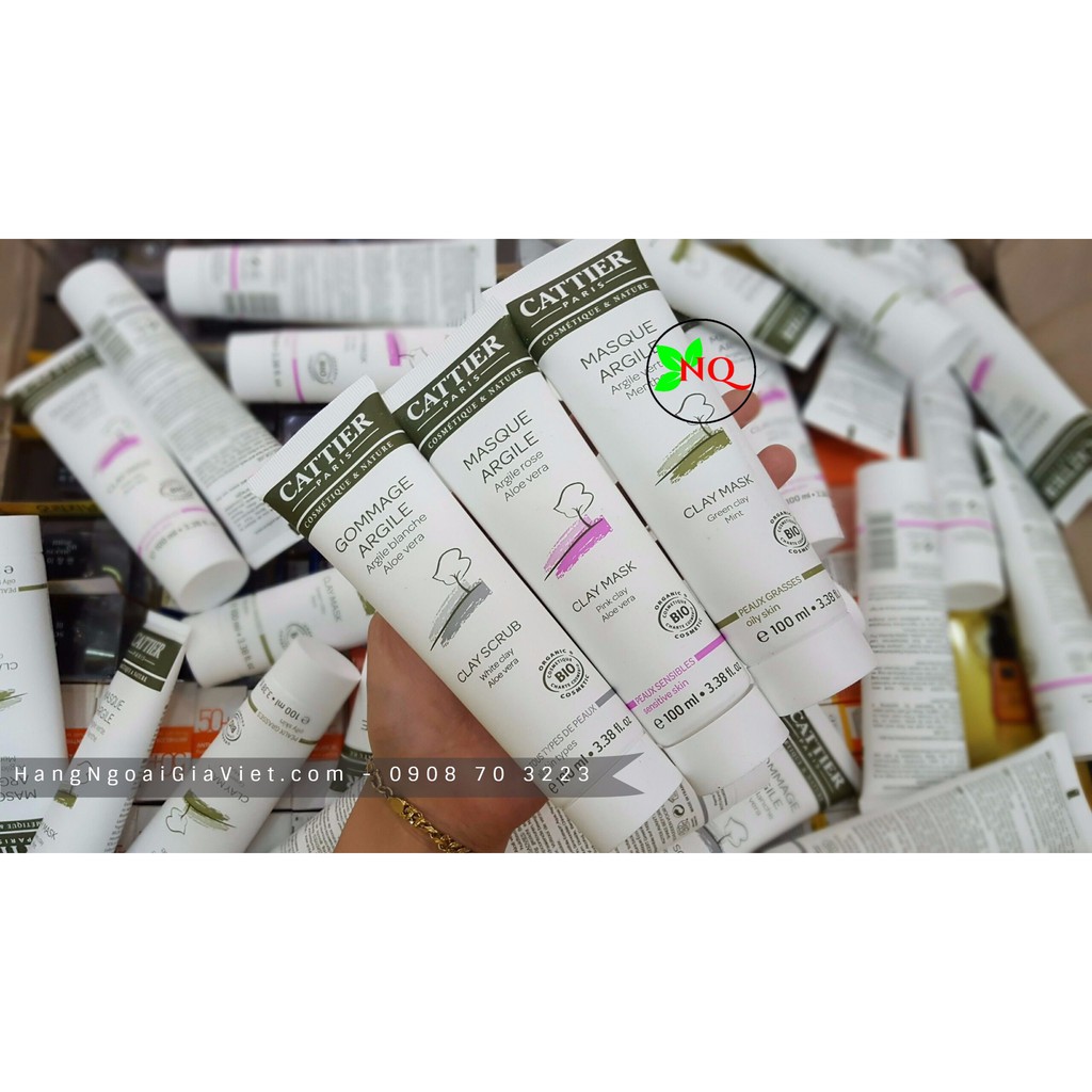 Mặt nạ đất sét Cattier Pink Clay Mask 100ml