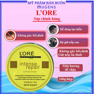 Sáp vuốt tóc nam LORE100g sáp đục, sáp trong - gel vuốt tóc nam tạo kiểu dễ dàng, wax vuốt tóc nam nữ giữ nếp MN36