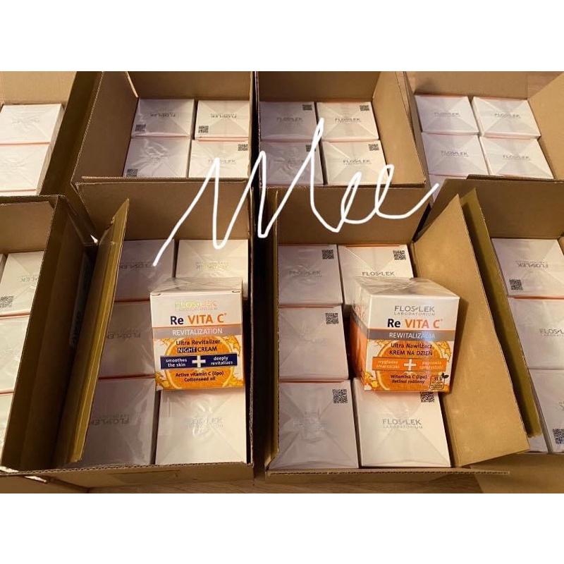 Kem dưỡng ngày và đêm Floslek Re Vita C 50ml làm sáng, chống lão hoá