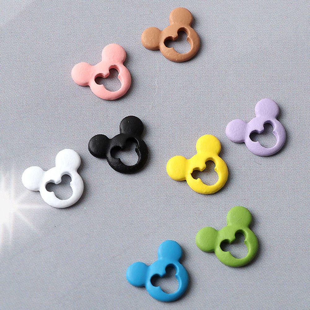 Phụ Kiện Trang Trí Móng Tay Hình Chuột Mickey Màu Sắc Ngọt Ngào Xinh Xắn