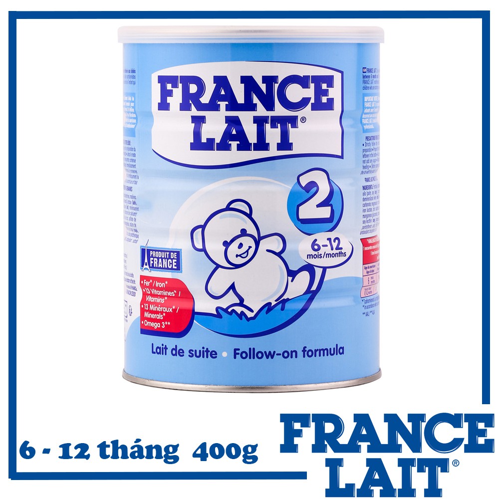 Sữa bột France Lait lon 400g