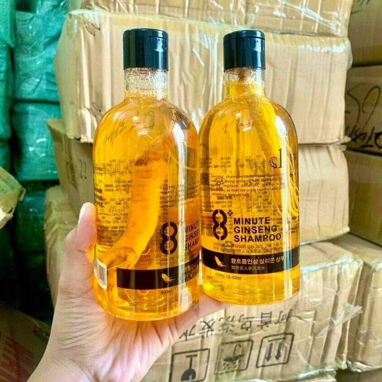 Dầu gội 8+ Minute Ginseng Shampoo - Phân phối độc quyền