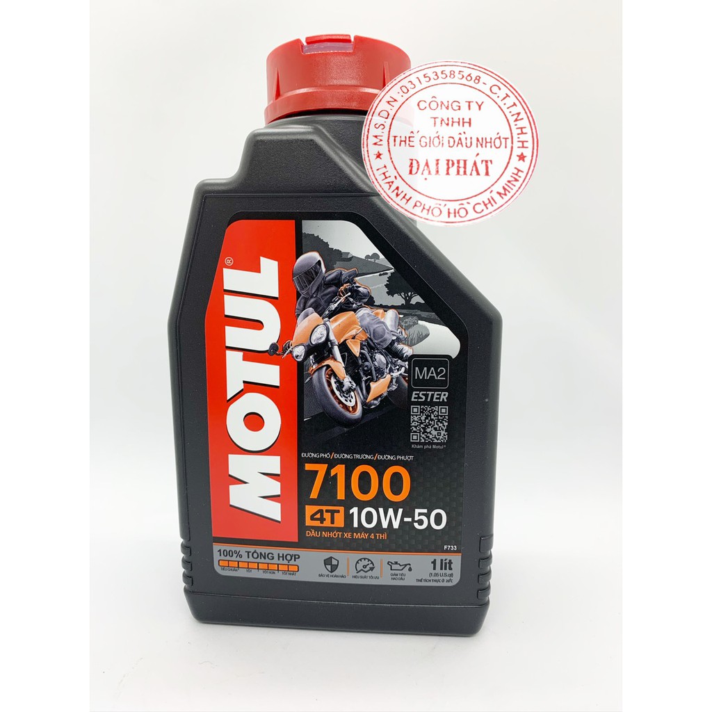 Dầu nhớt tổng hợp 100% motul 7100