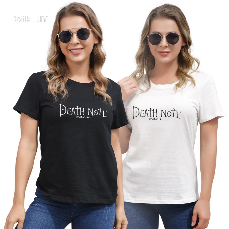 Áo hoodie tay ngắn in hình anime Death Note thời trang cho nữ