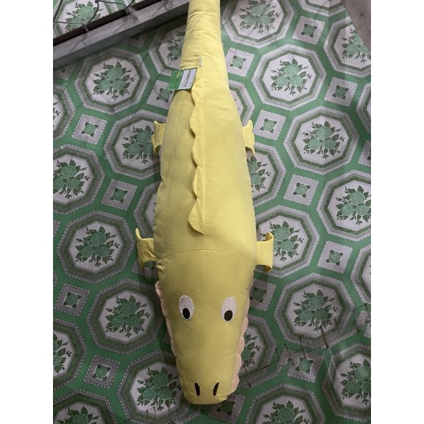 Gối ôm Cá Sấu Hometex, Gối ôm trẻ em, thú nhồi bông 83x18cm