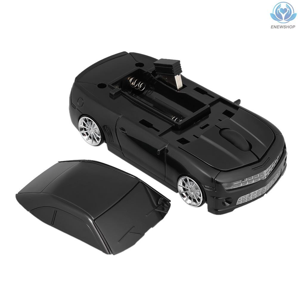 Chuột Máy Tính Không Dây Hình Xe Hơi 2.4g 1000 Dpi Với Đầu Nhận Led