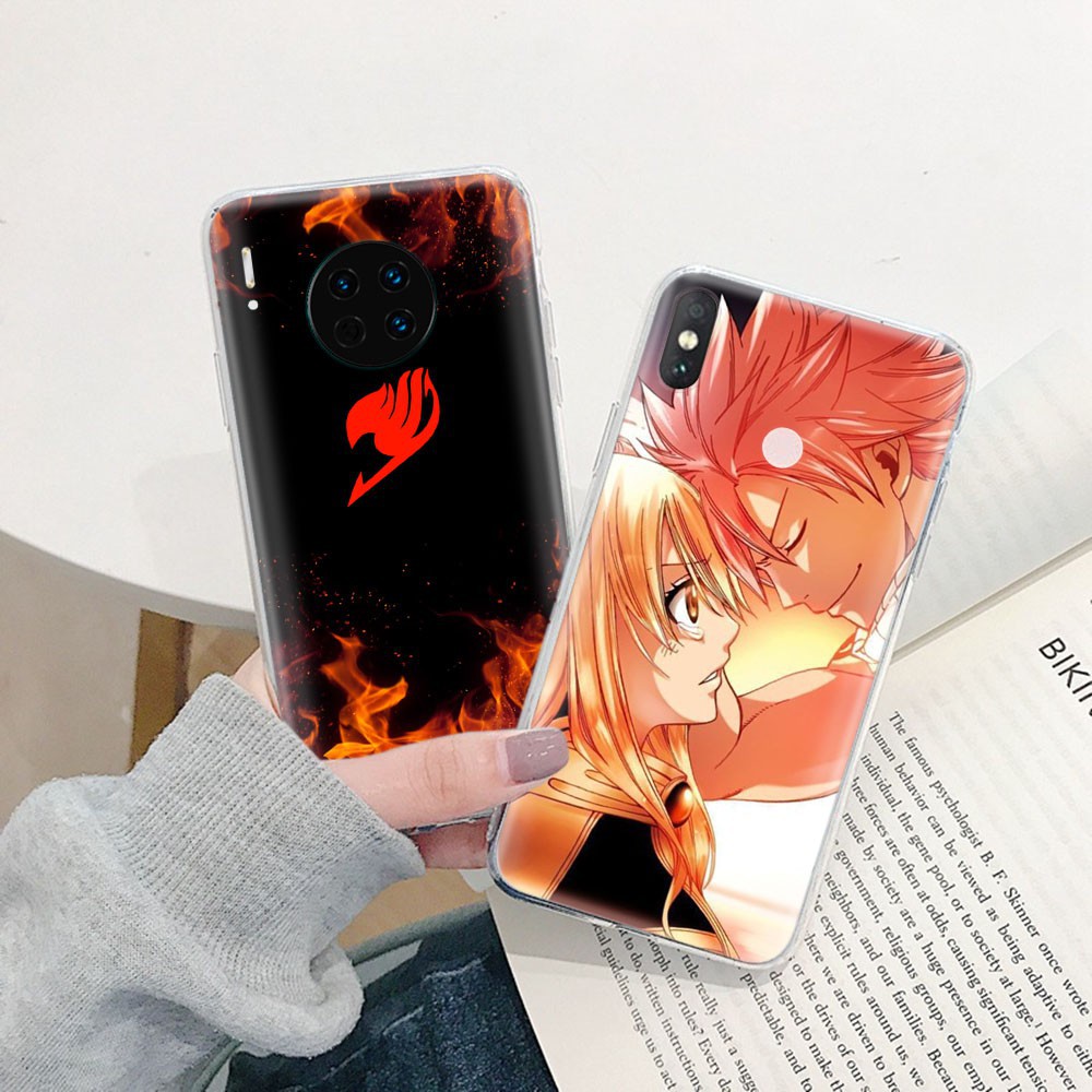 Ốp Lưng Trong Suốt Phong Cách Phim Fairy Tail Cho Iphone 8 7 6 6s 5 5s Se 5c 4s 4