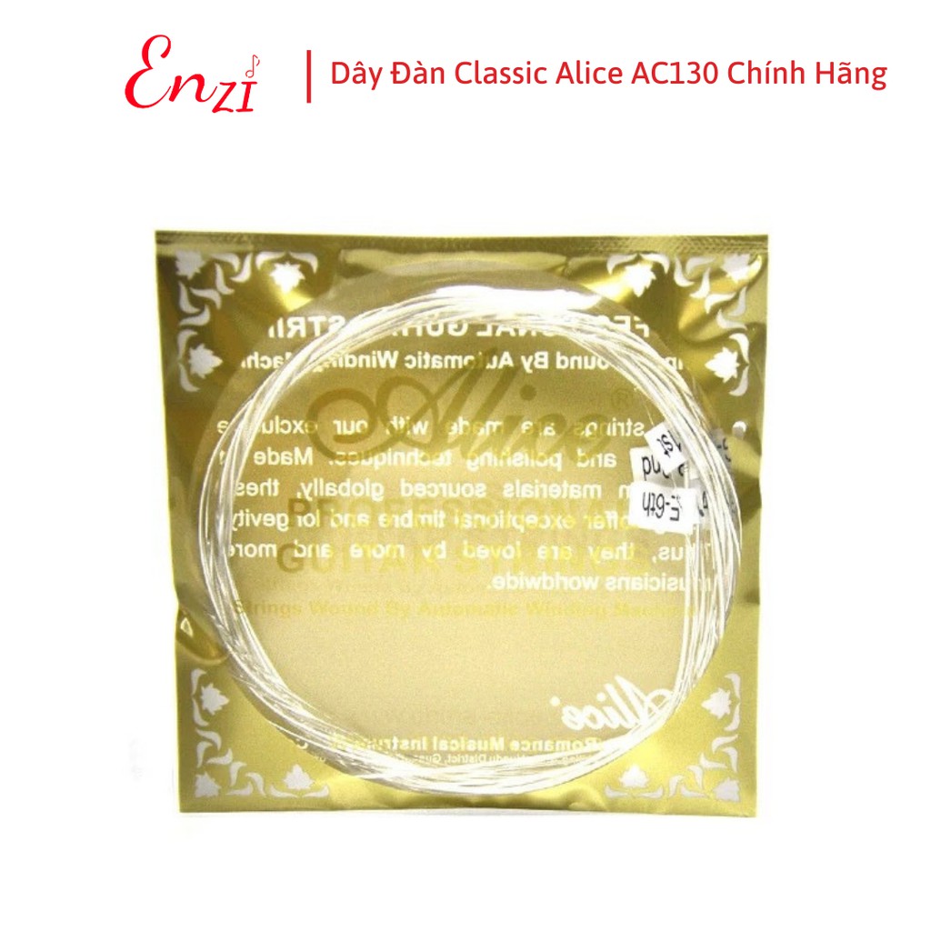 Dây đàn guitar classic Alice AC130 chính hãng dây nilon cho đàn ghita cổ điển Enzi