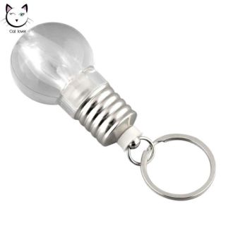 Móc khóa hình bóng đèn có đèn led