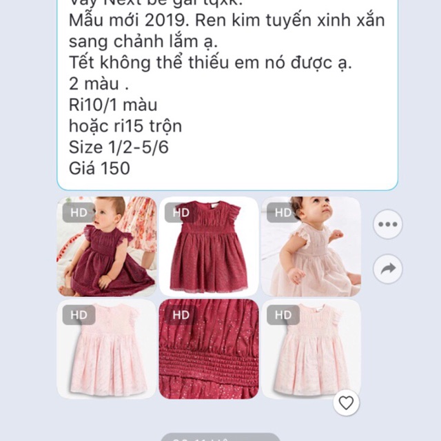 Váy ren hồng