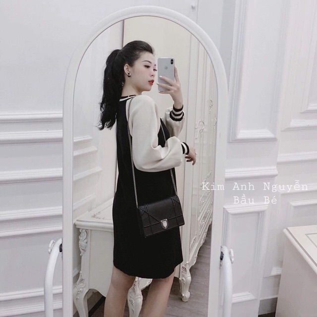 [Mã WAMST111 giảm 15k đơn 99k] Váy japlang phối tay bồng D.NH754 | BigBuy360 - bigbuy360.vn