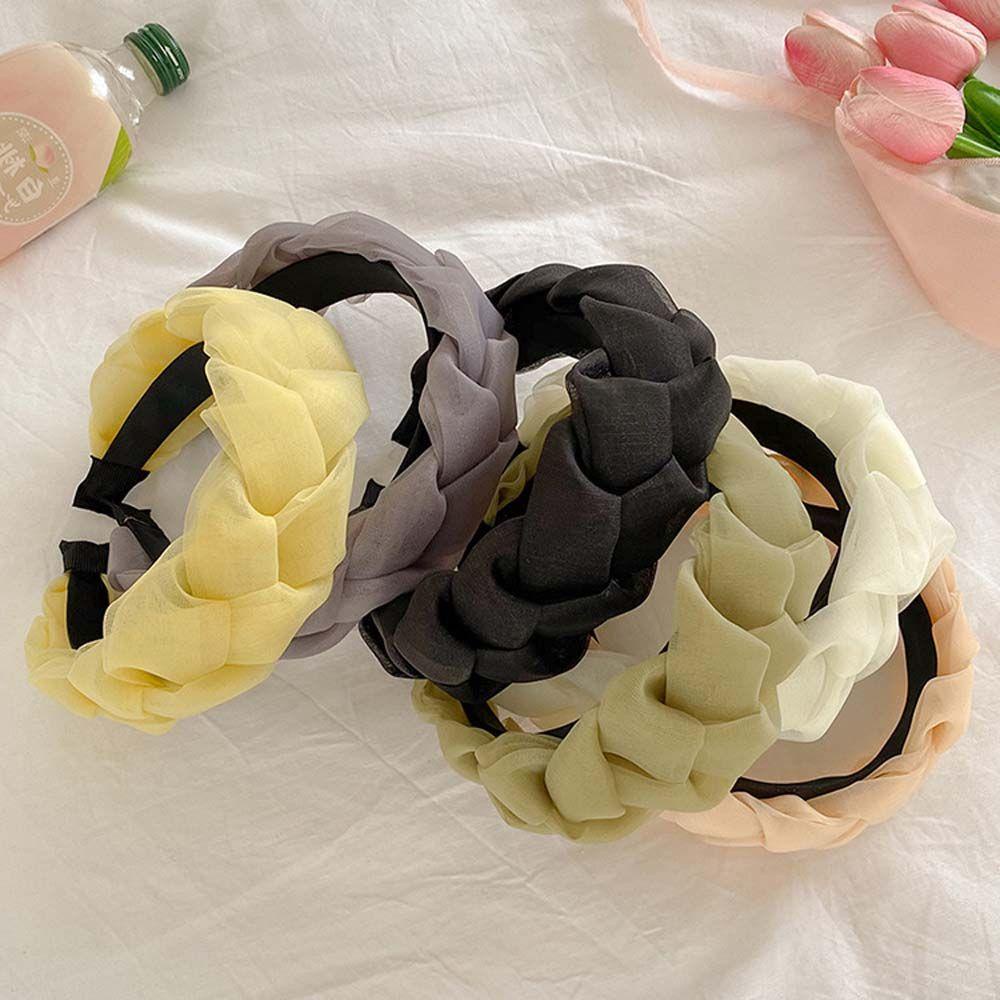 TWINKLE Băng Đô Rửa Mặt Dạng Lưới Thời Trang Dành Cho Nữ