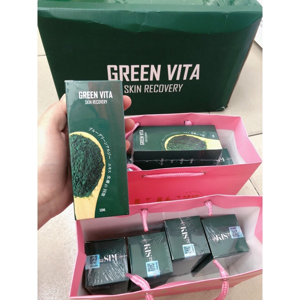 COMBO 2 CHAI SERUM SIÊU VI TẢO TÁI TẠO DA GREENVITA- KIS22