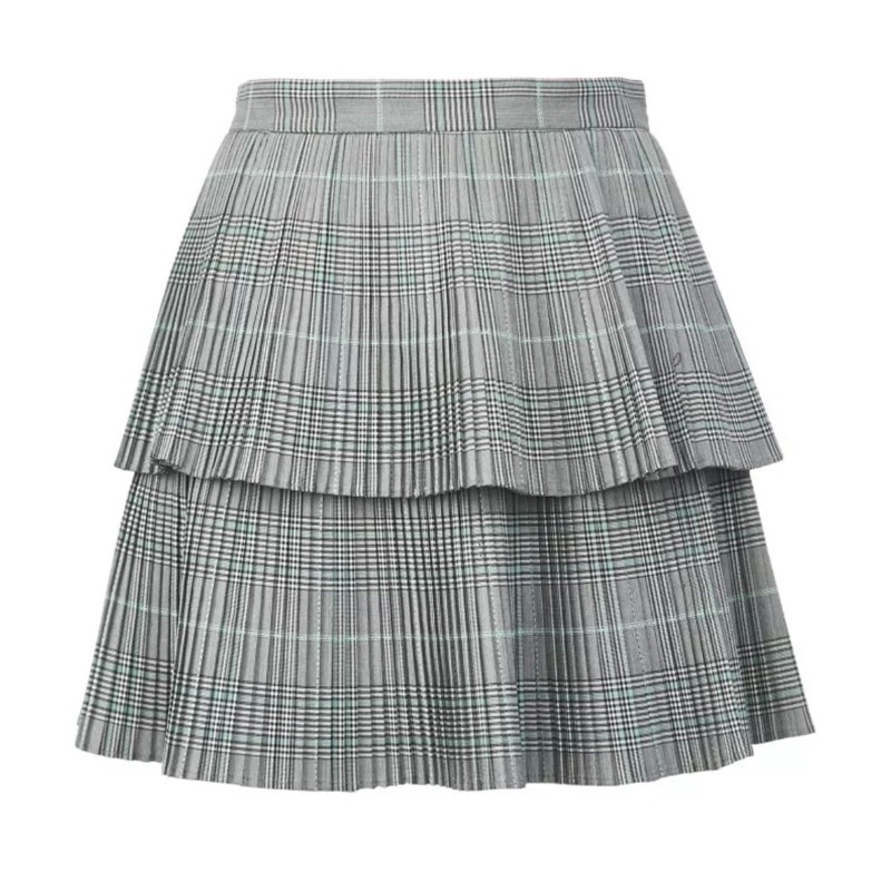 Chân váy Vero Moda dập li xếp tầng 2 màu