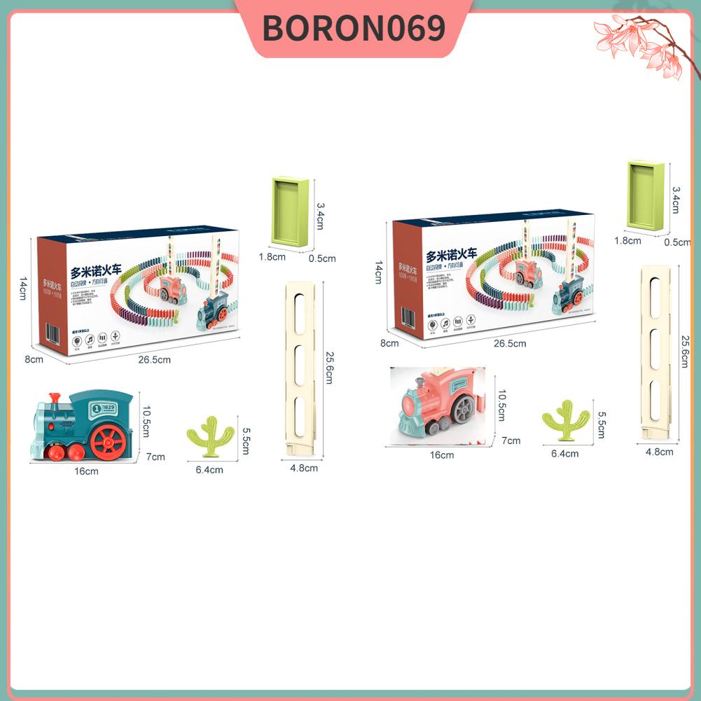 Bộ Đồ Chơi Lắp Ráp Xe Lửa Domino Dành Cho Trẻ Em