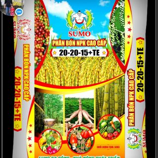 Phân bón NPK 20-20-15+TE 4kg