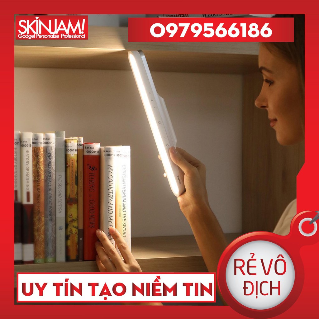 Đèn Led Treo Tường/ Bàn Học Baseus Magnetic Stepless Dimming Charging Desk Lamp Pro