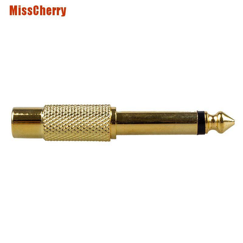 2 Đầu Chuyển Đổi Từ Giắc 6.35mm Sang Rca