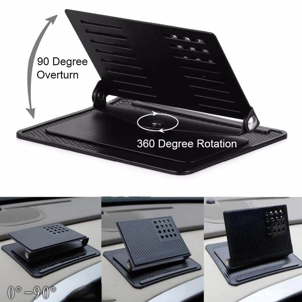 MAYSHOW Giá Đỡ Điện Thoại Bằng Silicon Có Thể Điều Chỉnh Gắn Bảng Điều Khiển Xe Hơi