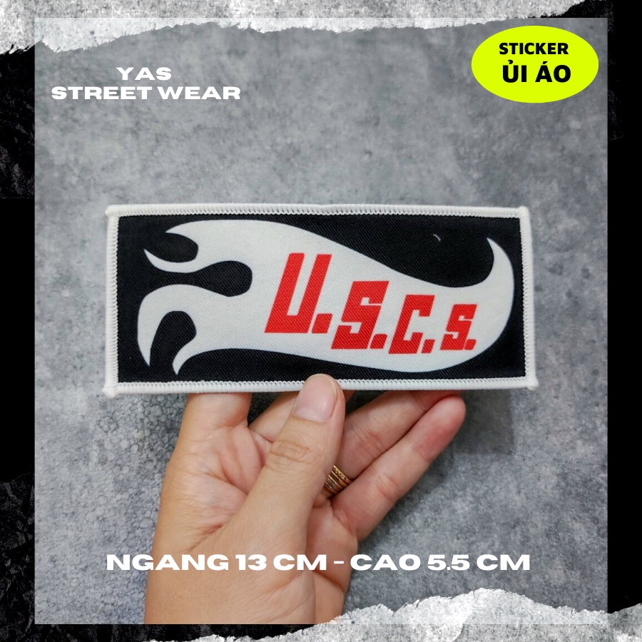 Sticker ủi áo cao cấp, miếng dán quần áo dùng làm Patch ủi, miếng vá quần áo, trang trí BALO, áo khoác