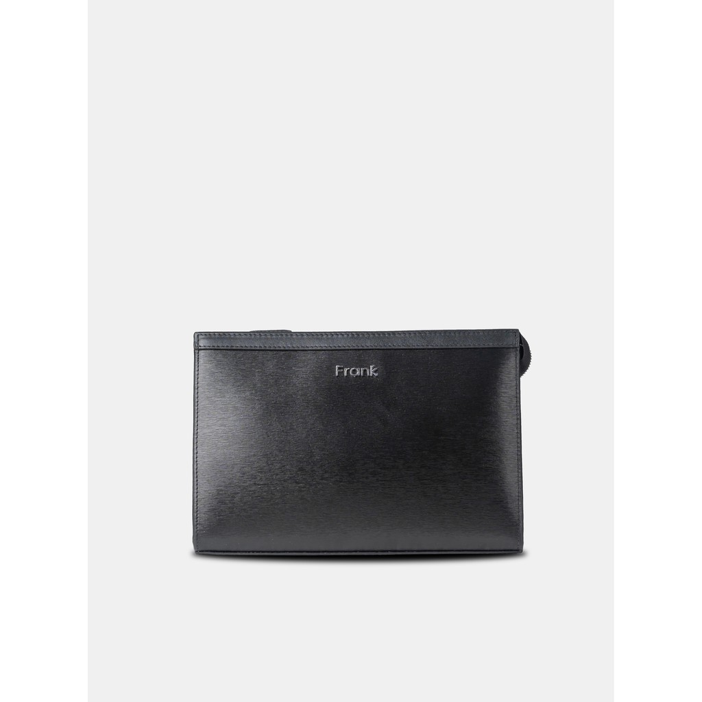 Ví Clutch Cầm Tay Nam Da Bò Vân Xước Cao Cấp FRANK Francis Daily Pouch Nhiều Ngăn Sang Trọng Tiện Dụng