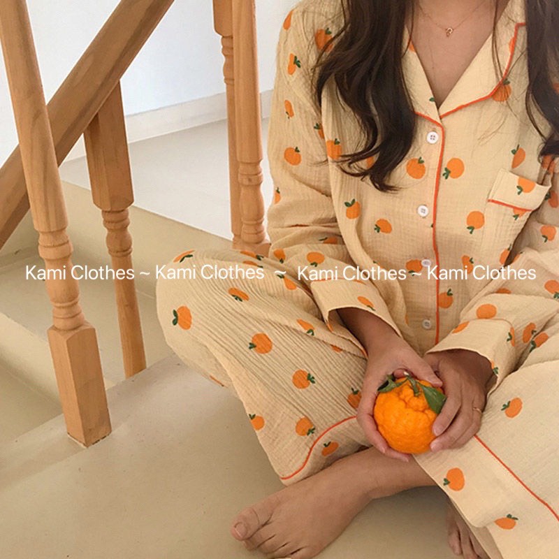 Bộ pijama chất xô dài tay, set pijama nhiều hình - KAMI Clothes | BigBuy360 - bigbuy360.vn