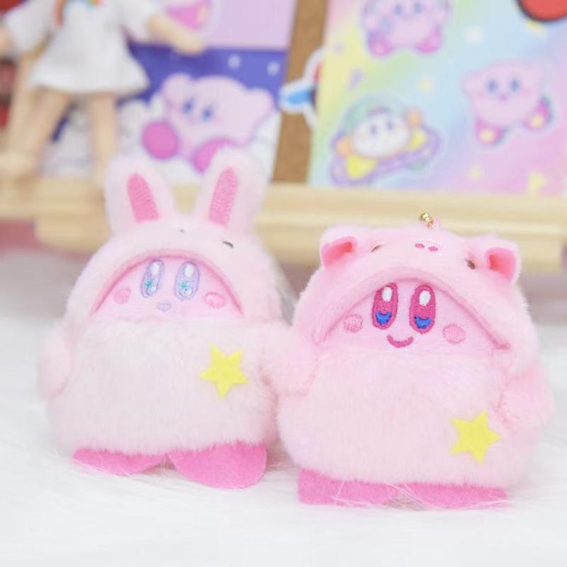 Mới Móc Khóa Hình Thú Nhồi Bông Kirby Dễ Thương