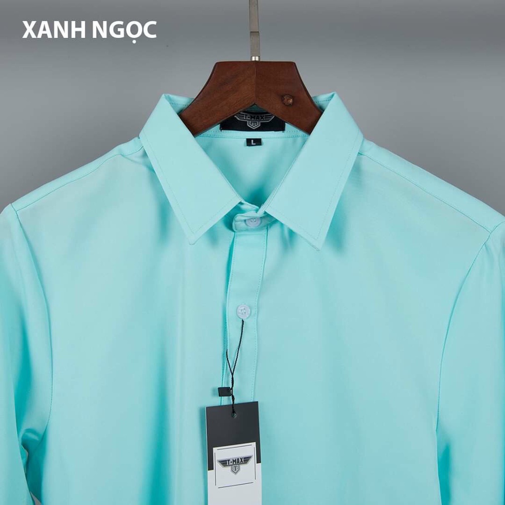 Áo Sơ Mi Nam Dài Tay Vải Lụa Thái Chống Nhăn Xù TILANO | BigBuy360 - bigbuy360.vn