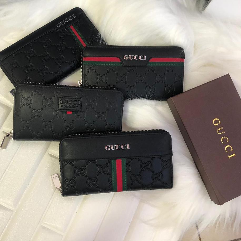 Ví Gucci Họa Tiết Dập Nổi Thời Trang Sang Trọng