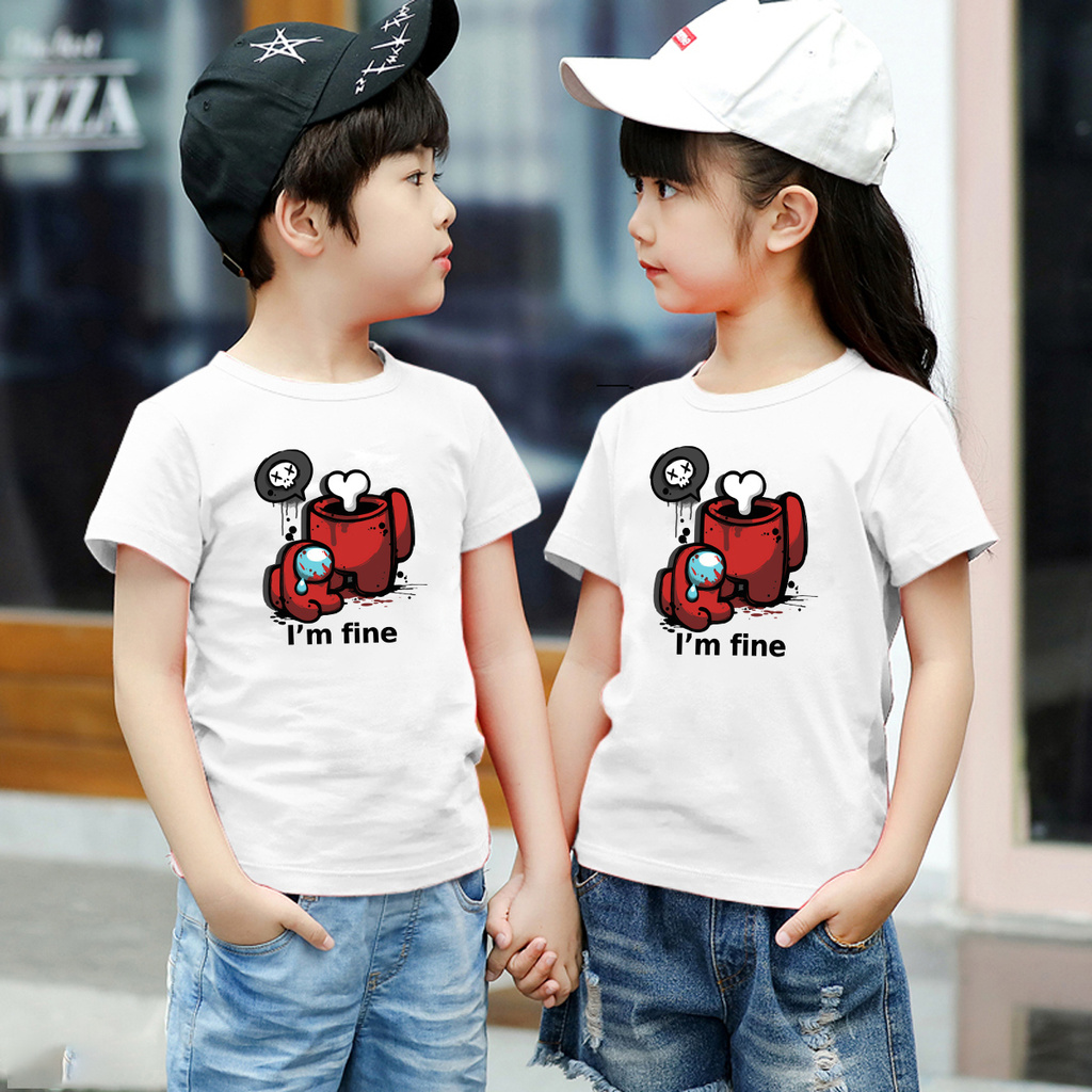 ÁO THUN UNISEX IM FINE RED ÁO PHÔNG AOMILUX NAM NỮ GIA ĐÌNH CẶP ĐÔI CÓ SIZE TRẺ EM