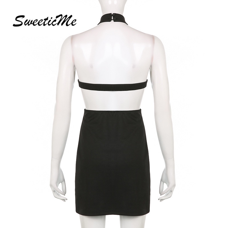 Đầm Dây Mảnh Hở Lưng SweeticMe Thời Trang Nữ 2022