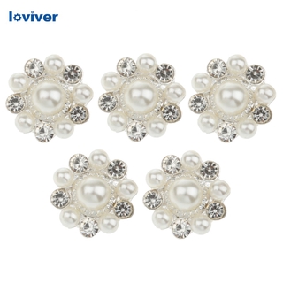 [Loviver] Loviver 5 Nút mũi may kim cương giả 21mm cho thủ công DIY