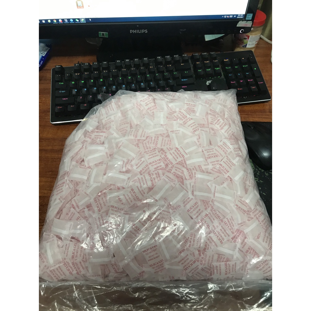 Hạt hút ẩm silica gel loại 1g