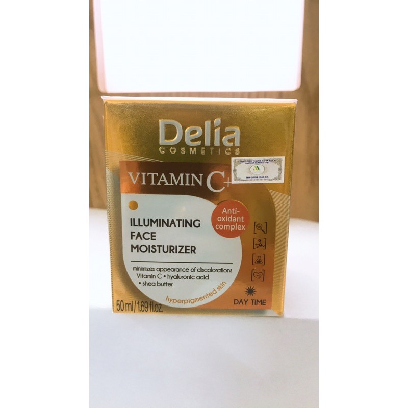 Kem dưỡng trắng da DELIA - Kem chống lão hóa  cho da Vitamin C ban ngày | BigBuy360 - bigbuy360.vn