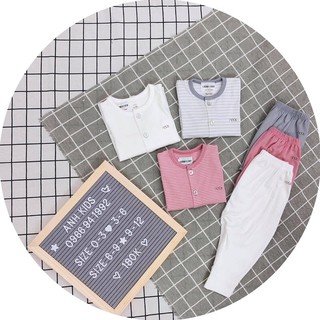 Nous 12 mẫu bộ cài thẳng dài size 0/3m-9/12m
