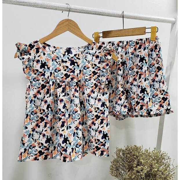 [Mã WARUN12 giảm 12% đơn 99k] [Giảm giá]Đồ bộ sát nách cánh tiên mềm mát(Hàng shop tự thiết kế) | BigBuy360 - bigbuy360.vn