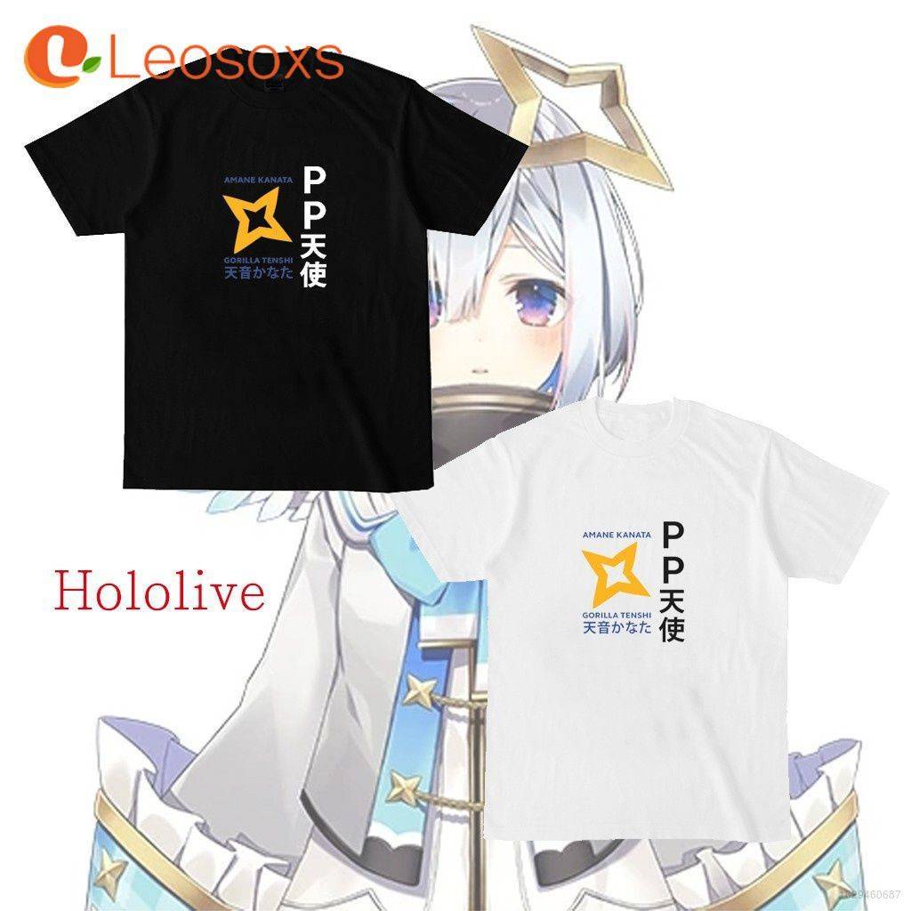 Áo thun tay ngắn in chữ Hololive Vtuber Amane Kanata hóa trang Halloween | BigBuy360 - bigbuy360.vn