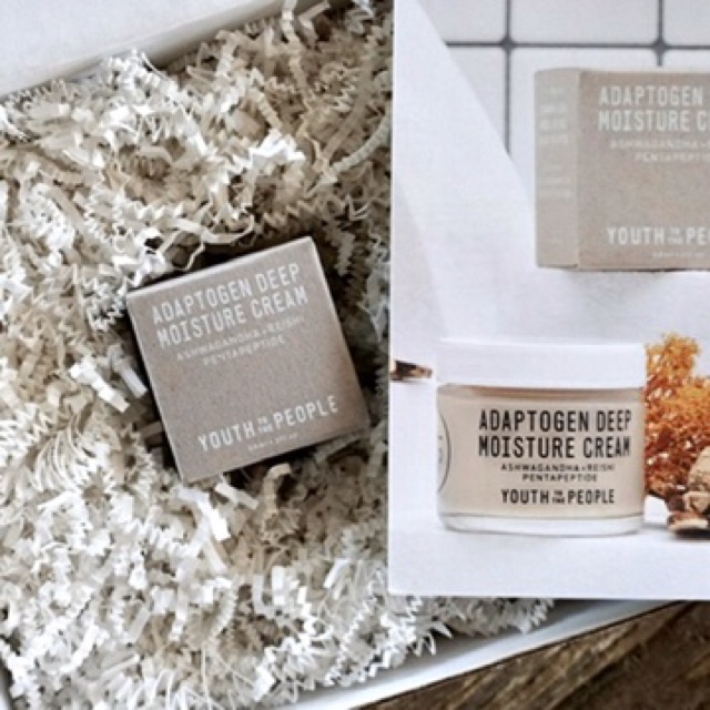 Kem dưỡng ẩm bảo vệ da Youth To The People Adaptogen Deep Moisture Cream