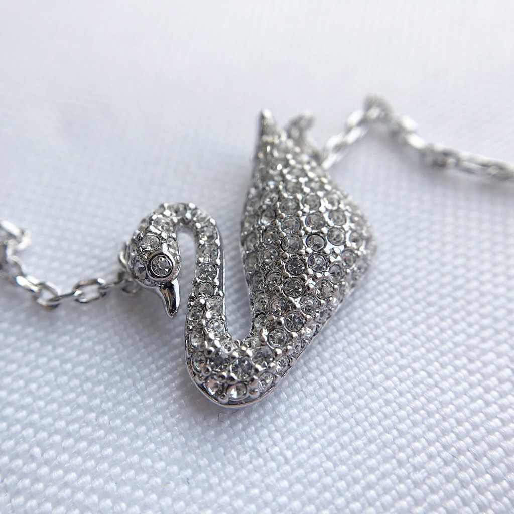 Vòng cổ Mạ Bạc 925 Mặt Thiên Nga Đính Đá Thời Trang 2023 5007735