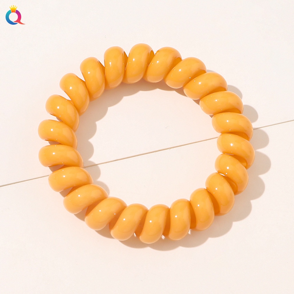 Cột tóc lò xo 16 màu pastel phụ kiện tóc cột mãi không hết