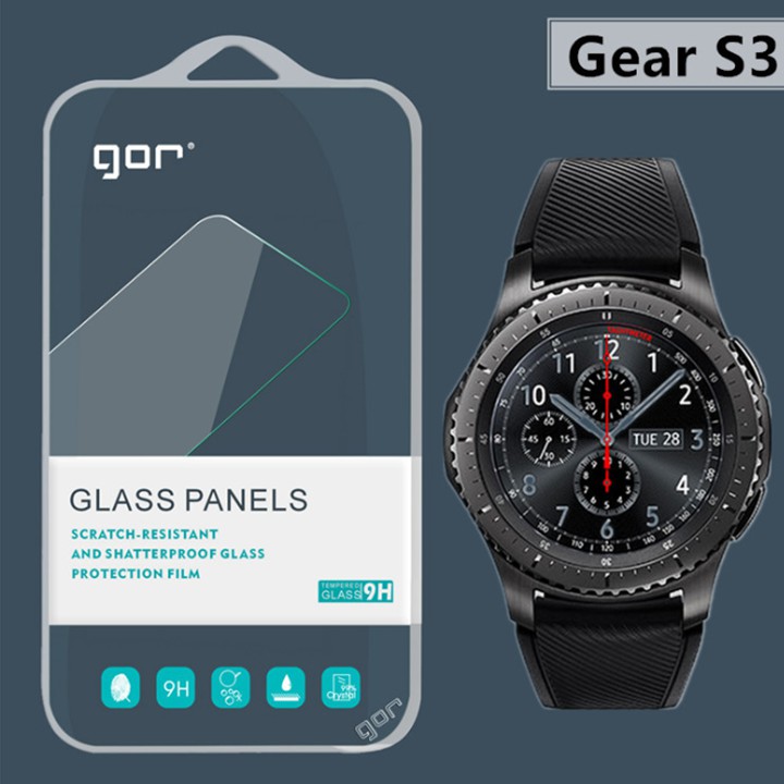 Bộ 2 kính cường lực gor dành cho smart watch SamSung Gear S3 Fontier,siêu cứng