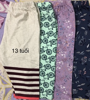 Quần legging bé gái vnxk size đại