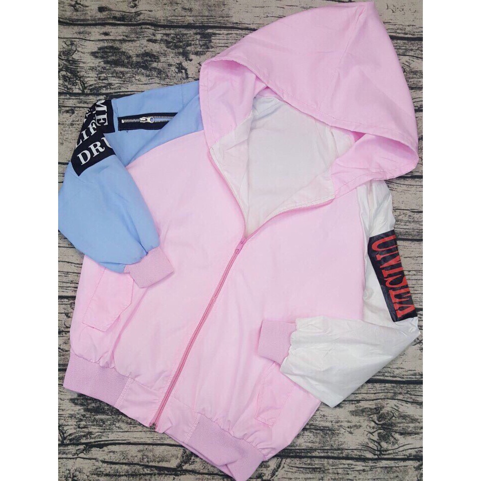 Ao khoac nu phối màu 2 tay | BigBuy360 - bigbuy360.vn